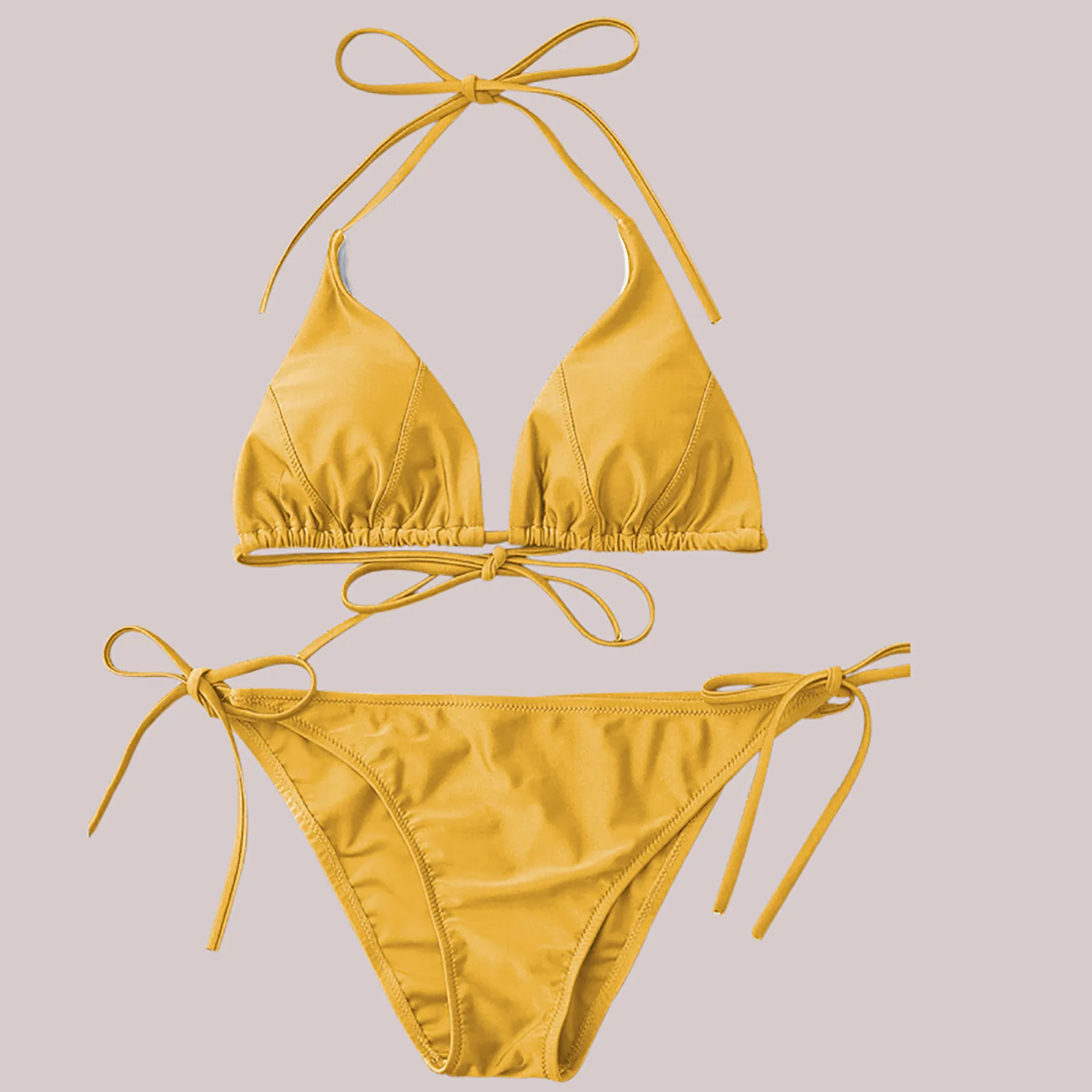 

ISHOWTIENDA Swimsuit Push Up Sexy Women Fashion Bikini Print Two-piece Print Swimsuit Beachwear Set