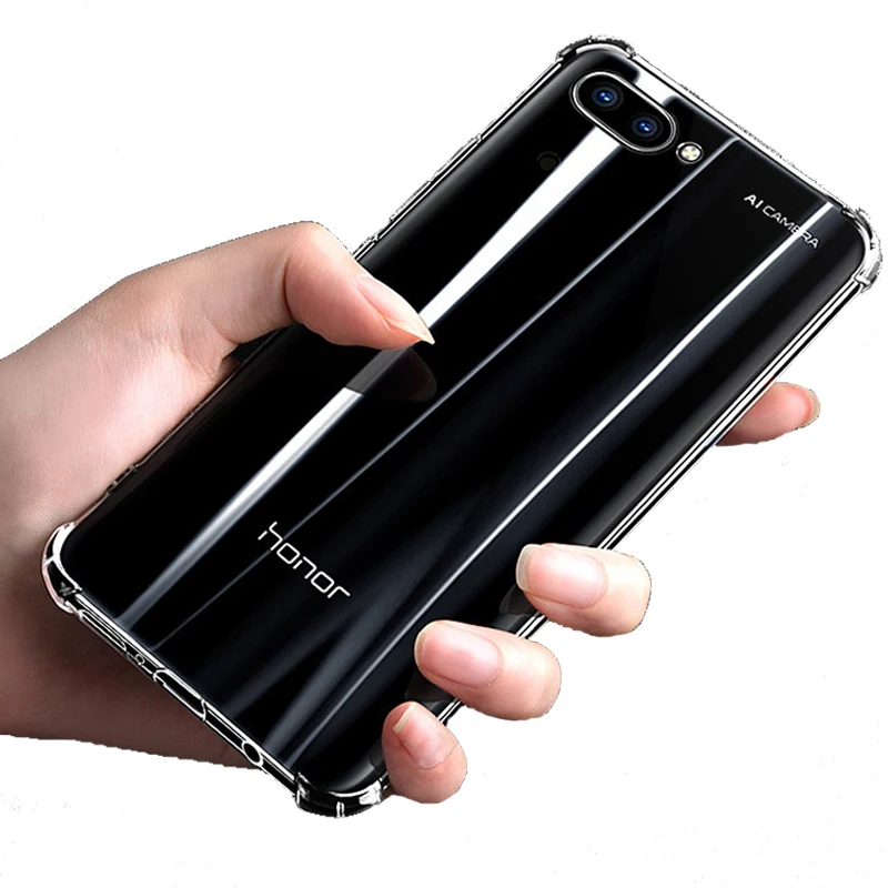 2019 Glass + Case Honor 7A Airbag TPU Cover Clear Silicone Shell For huawei y5 2018 Shockproof Protection honor 7a |