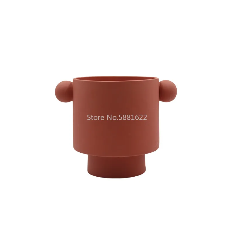 Скандинавская простая ваза ручной работы Цветочная композиция цветочный горшок