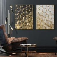 nordic abstract geometric pattern luxury gold canvas print wall art posters decorative paintings for living room home wall decor