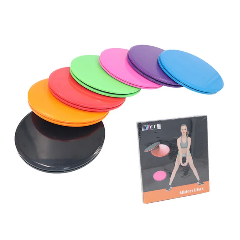 2 шт. раздвижной слайдер скольжение диски крытый упражнения Фитнес пластина