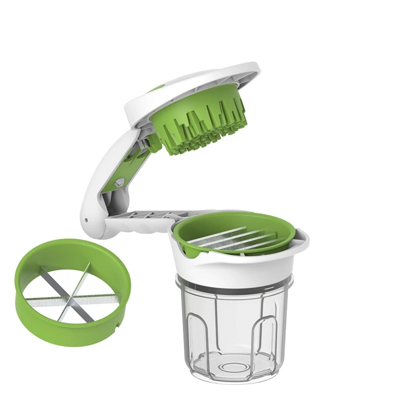 5 in 1 ic Nicer Quick Stainless Steel Vegetable Dicer Chopper Multi-Functional Kitchen Onion Cutter Slicer | Дом и сад