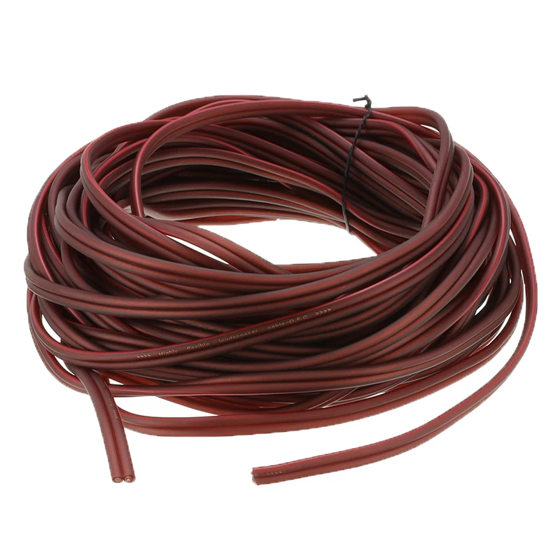 Матовый коричневый кабель 2X200 Core аудиокабель DIY микрофонный для динамик KTV