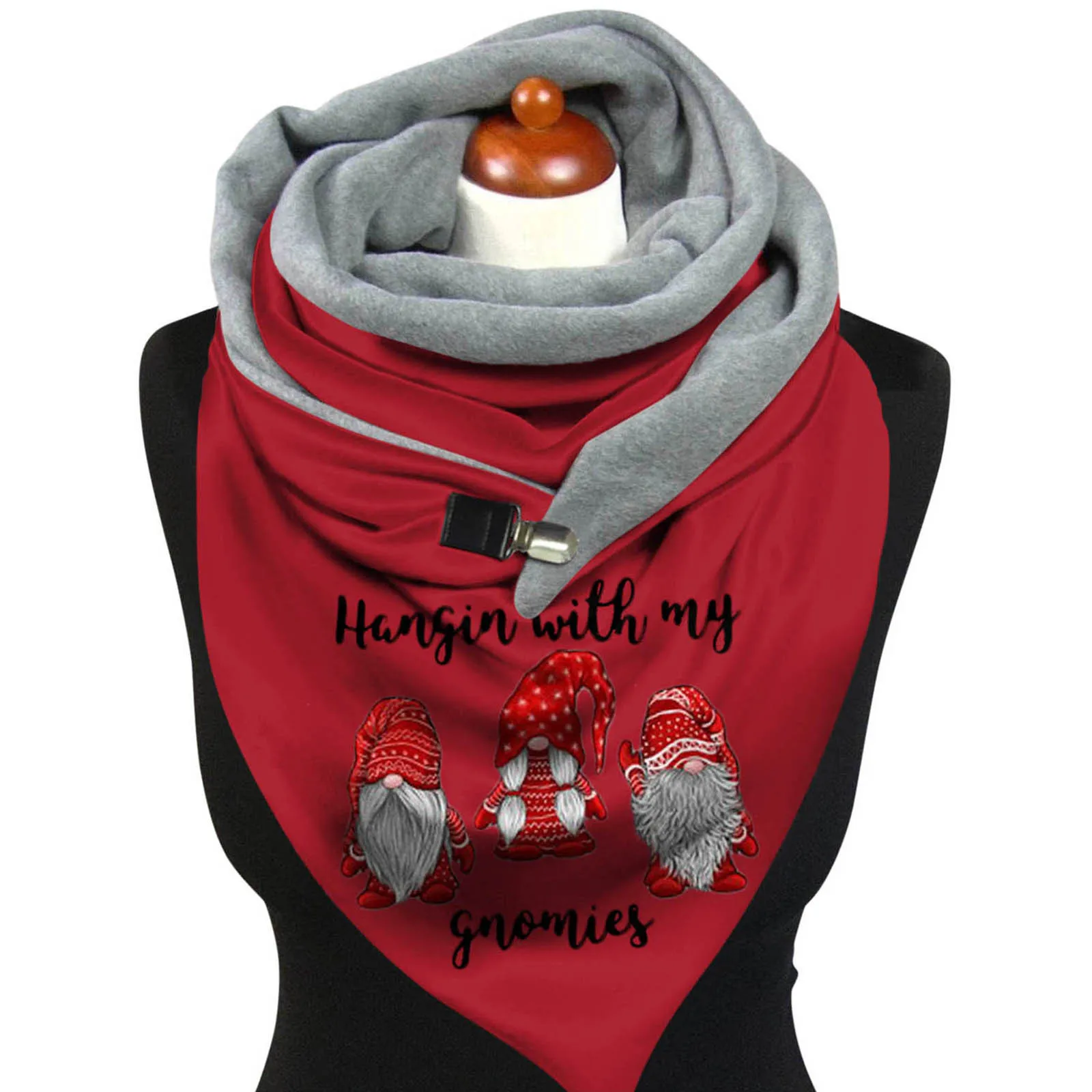 

Stylish Modis High Quality Women Christmas Printing Scarf Fashion Multi-purpose Shawl Scarf Hijab Scarf #45