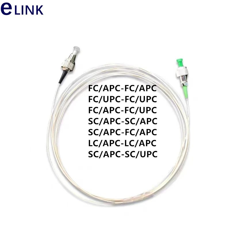 10pcs 1M SC/APC-FC/APC fiber optic patch cord 0.9mm tighted fiber SM Simplex FC/APC-SCA optical fibre jumper SX free shipping