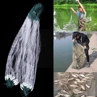 single layer fishing net fish mesh trap monofilament outdoor catch tool portable folding netting gill accessories fishing f d1d5