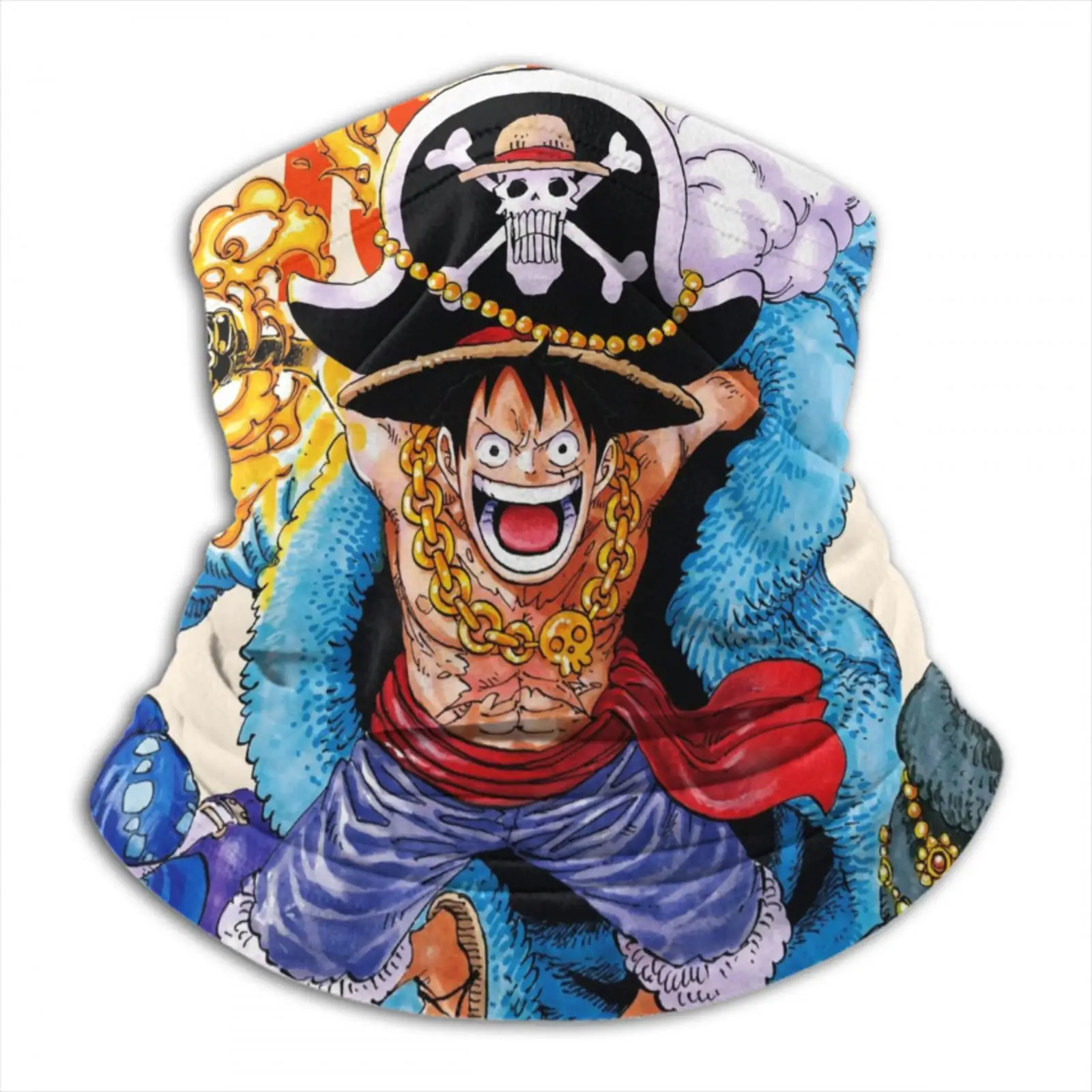 Роскошный цельный ветрозащитный шарф в стиле Харадзюку для волос взрослых и