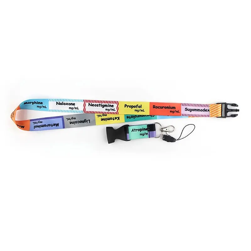 Medical Series ICU Key Chain Lanyard Gifts For Doctors Friends USB Badge Holder