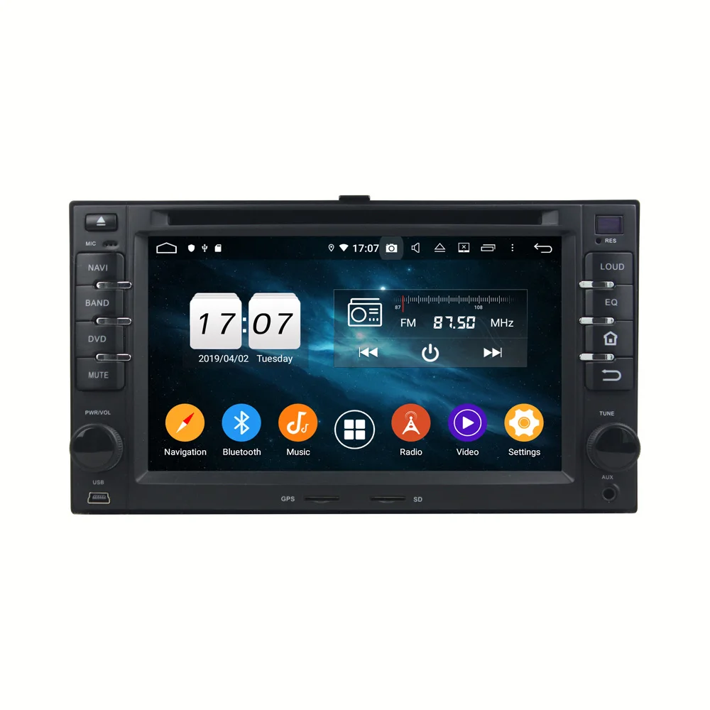 Автомобильный DVD плеер DSP 64 ГБ Восьмиядерный Android 9 0 для Kia универсальный старый