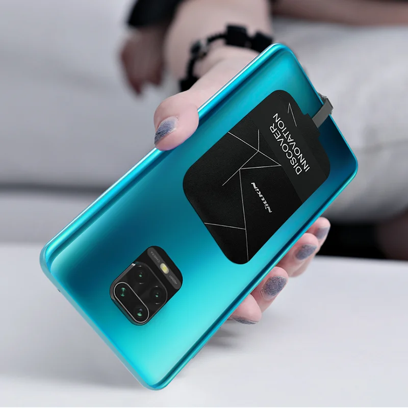 Qi Беспроводное зарядное устройство для Xiaomi Redmi Note 9S Nillkin USB Type C приемник патч