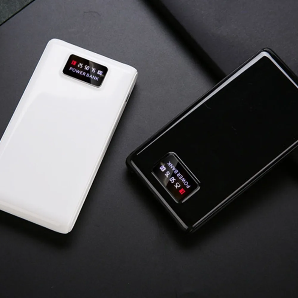 

Free Welding Power Bank Shell LCD Screen Digital Display Power Bank Charger DIY Module Powered By 6x 18650 Battery(not include)
