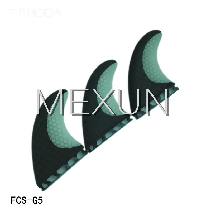 Розовый SRFDA плавник для серфинга FCS/плавники quillas quilhas Keels 3 шт. высокое качество FCS-G5 соты стекловолокна хвост серфинга двигатели руль - Цвет: Розовый