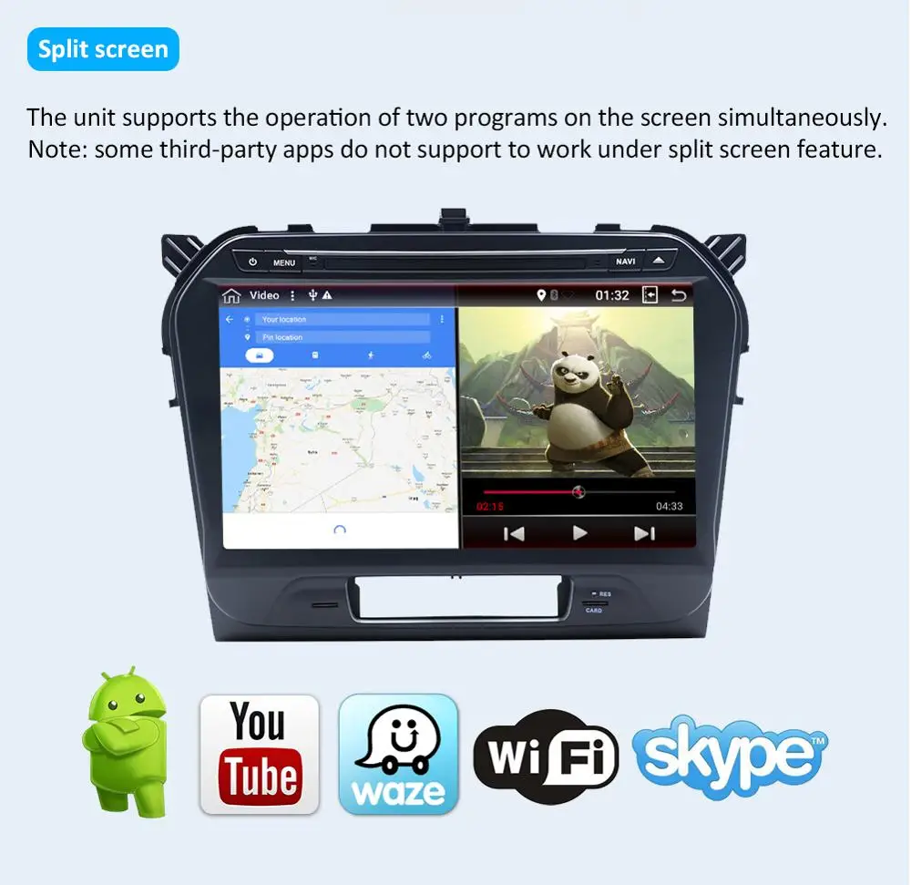 2G+ 32G Android 9,0 автомобильный dvd для SUZUKI GRAND VITARA автомобильный dvd-плеер gps навигация в тире автомобиля стерео головного устройства