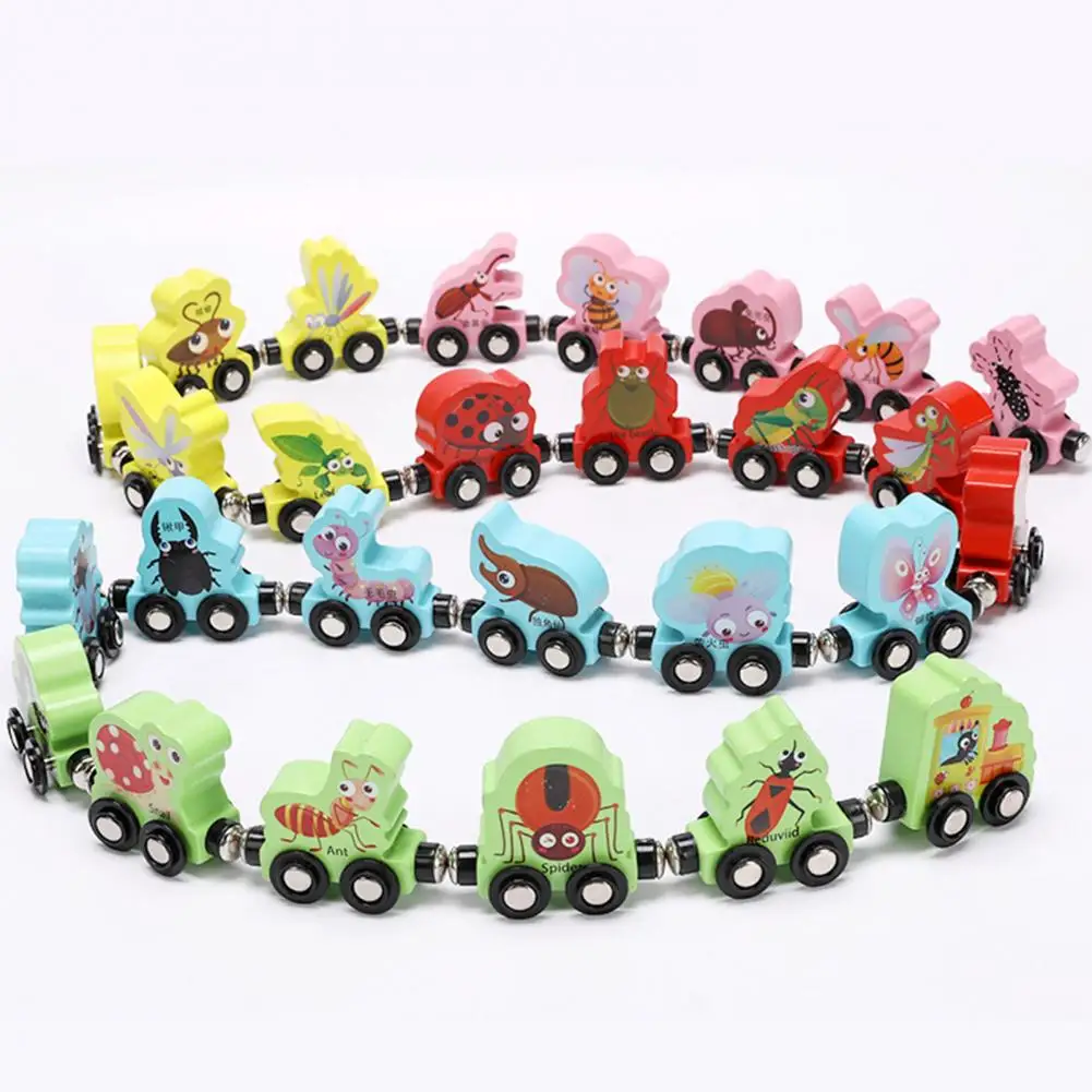 

27Pcs/Set Alphabet Train Toy Tabletop Ornaments Magnetic Early Cognition Children Gifts Educational Toy for Toddlers
