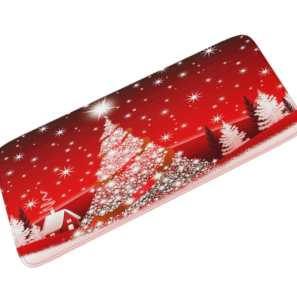 Zeegle коврик с рождественским дизайном для украшения прихожей длинный ковер кухни