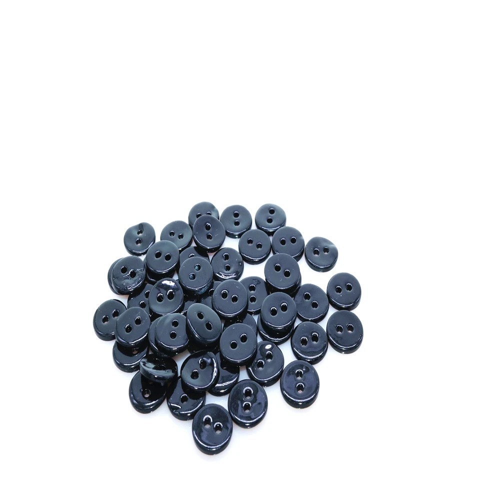 

Promotion None Dyed Botones Decorative Buttons 200pcs 11.5mm black painted Shell Button 2 Holes button
