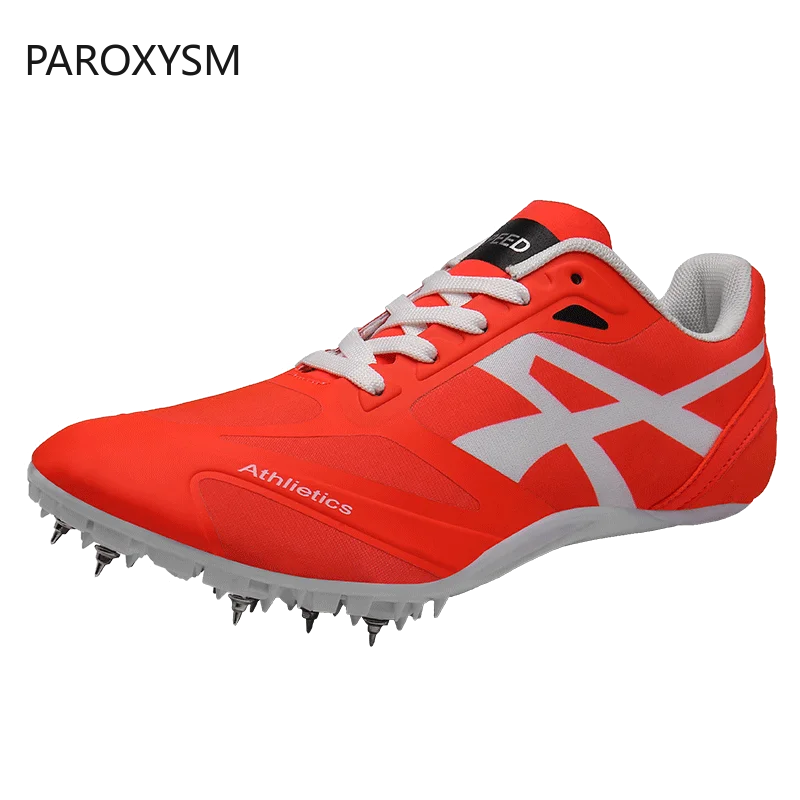 

PAROXYSM track and field shoes men and women track and field spiked shoes sprint shoes lightweight soft comfortable sneakers