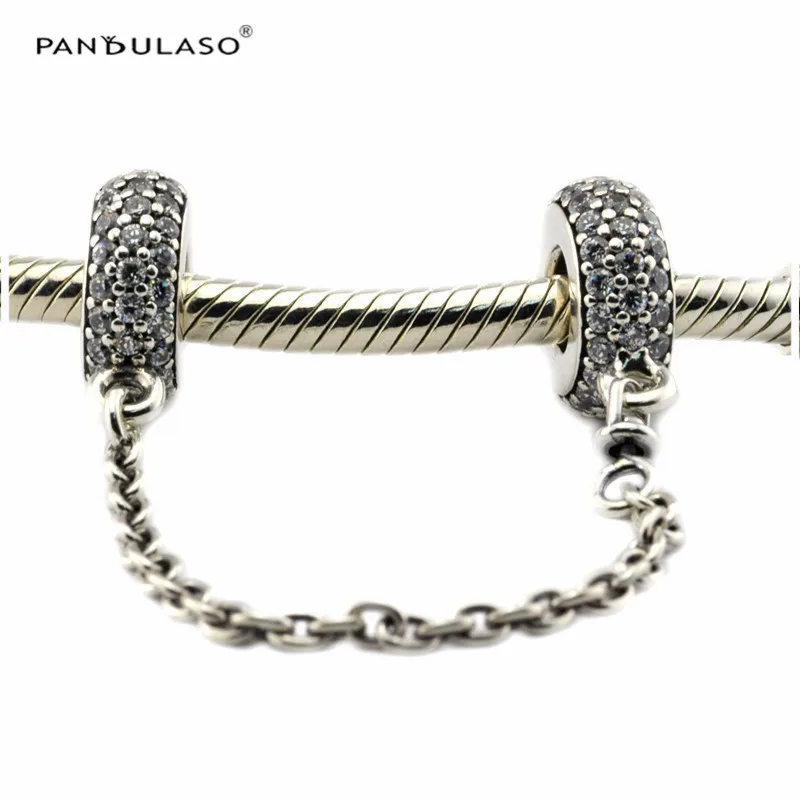 Pave Inspiration Safety Chain Sterling Silver Jewelry For Beaded Chain Bracelets & Bangles Woman DIY Beads For Jewelry Making
Pave Inspiration Safety Chain Sterling Silver Jewelry For Beaded Chain Bracelets & Bangles Woman DIY Beads For Jewelry Making