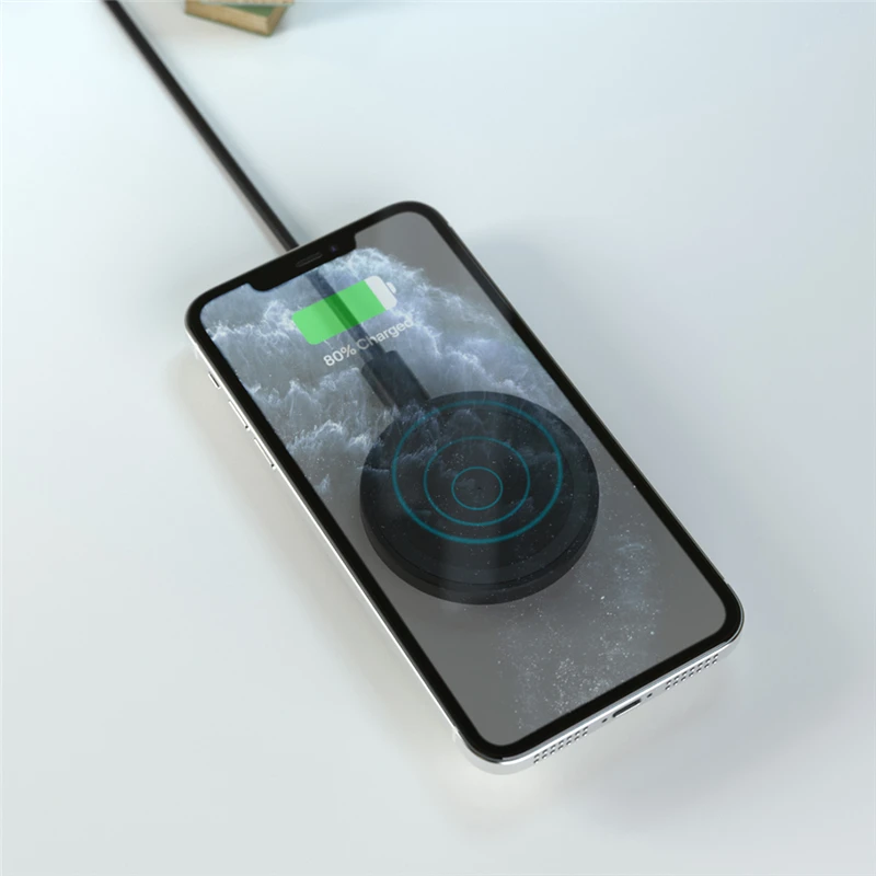 

For Magsafe Magnet Array Wireless Car Charger For iPhone 12 Pro Max Mini Car Phone Holder 15W QI Magsafing Fast Wireless Charger