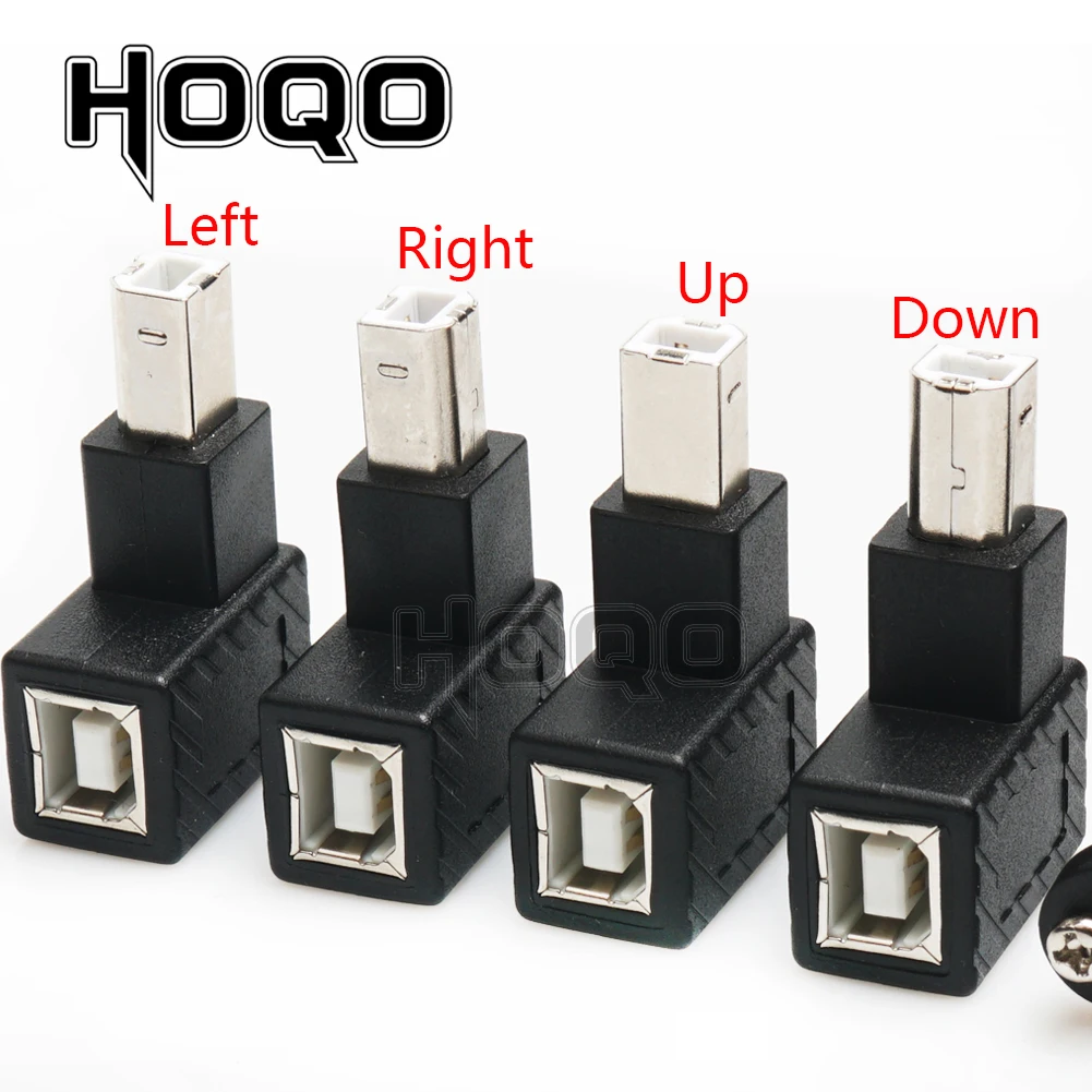 30 см 1 м 1ft Колено 90 USB 2 0 B адаптер Папа мама Тип Концевая розетка принтер Панель для
