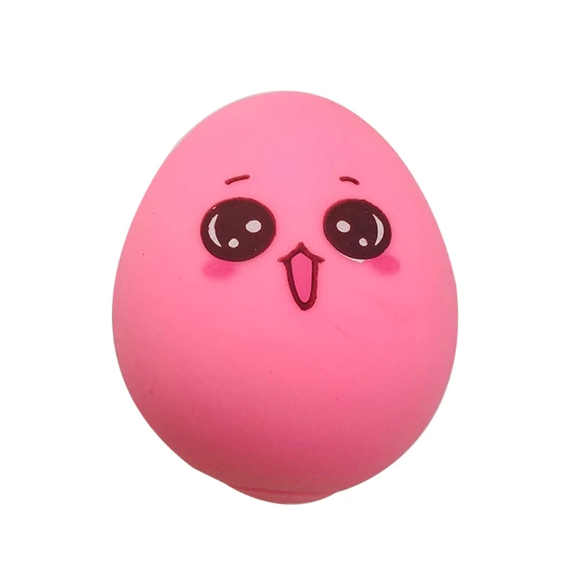 

03KD 2’’ Fidget Toy Squeeze Egg Pinch Toy Easter Egg Party Gift Decompressing Dough Ball Toy for Adults ADD Anxiety Release