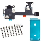 3 шт.компл. полный комплект винтов + экран водонепроницаемый клей + WiFi антенна гибкий кабель Замена для iPhone X 5,8 дюймов