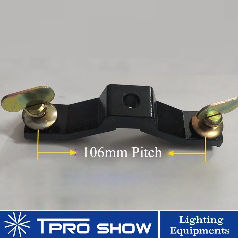 4 Pack Moving Head Light Fast Lock Omega Clamps Aluminum Hook 106mm Pitch Turn Bracket Mount For Martin Mini Mac Pro DJ Lighting | Лампы и