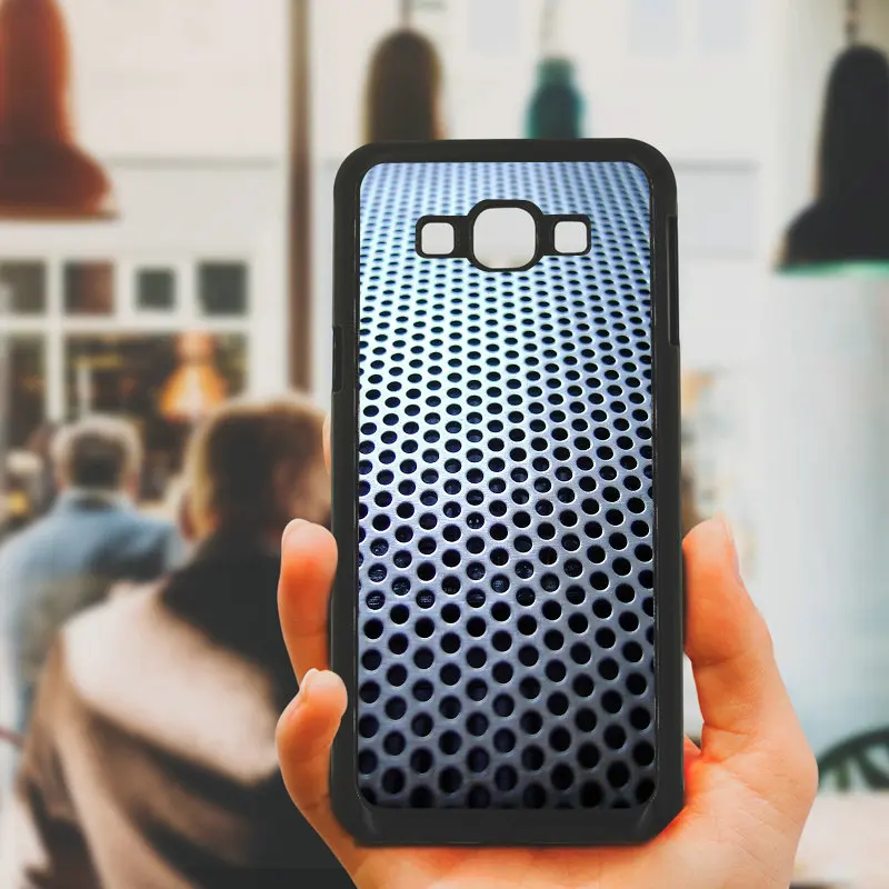 Чехол для сотового телефона металлический зернистый твердый пластиковый