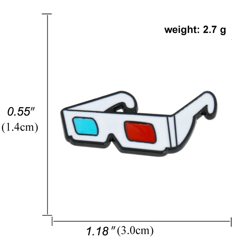 

Creative Cartoon Enamel Pins Girly Pink Game Console Handle Brooch Cute Sunny Doll Glasses Badge