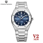 Часы PAGANI DESIGN Мужские автоматические, брендовые механические Роскошные из нержавеющей стали с сапфировым стеклом, 40 мм, 2022