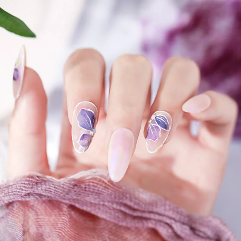 Лидер продаж 2020 самодельные 3D наклейки для дизайна ногтей клейкие Переводные