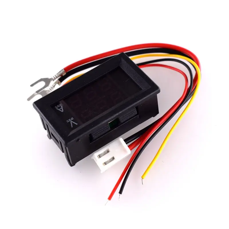 Цифровой вольтметр Амперметр постоянного тока 0 100 В 50 А двойной дисплей детектор