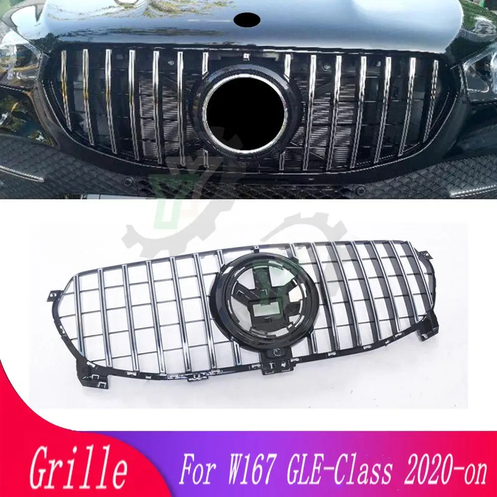 

High-quality Front Bumper Grille Upper racing Grill For Mercedes-Benz W167 GLE-Class 2020 2021 (General Version ) Car Accessory