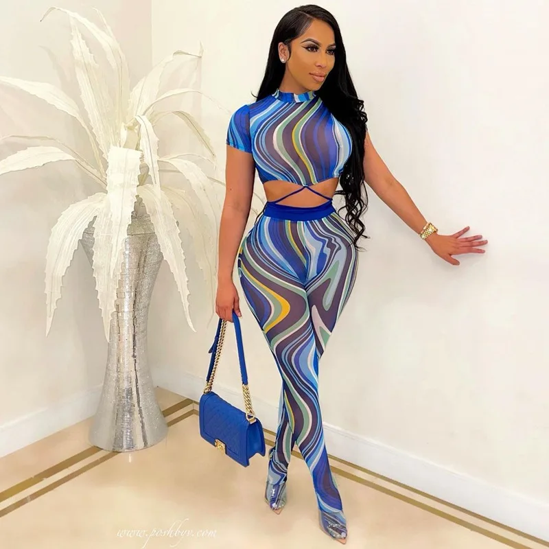 

Сексуальный женский комплект из двух предметов вечерние НКИ, клуба, укороченный топ на шнуровке и брюки-карандаш с высокой талией, женские у...