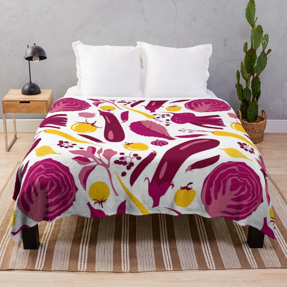 

Большое количество овощей, Флисовое одеяло с мультяшным принтом, детское теплое покрывало для кровати, одеяло для новорожденных