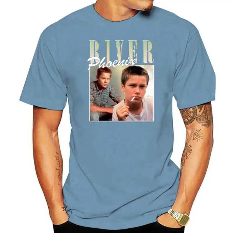 

2020 Fashion Inspired By River Phoenix T-Shirt Merch Tour Vintage Rare Tees