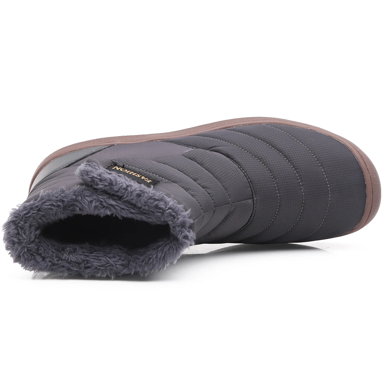 Мужские зимние водонепроницаемые ботинки для снежной погоды теплые меховые