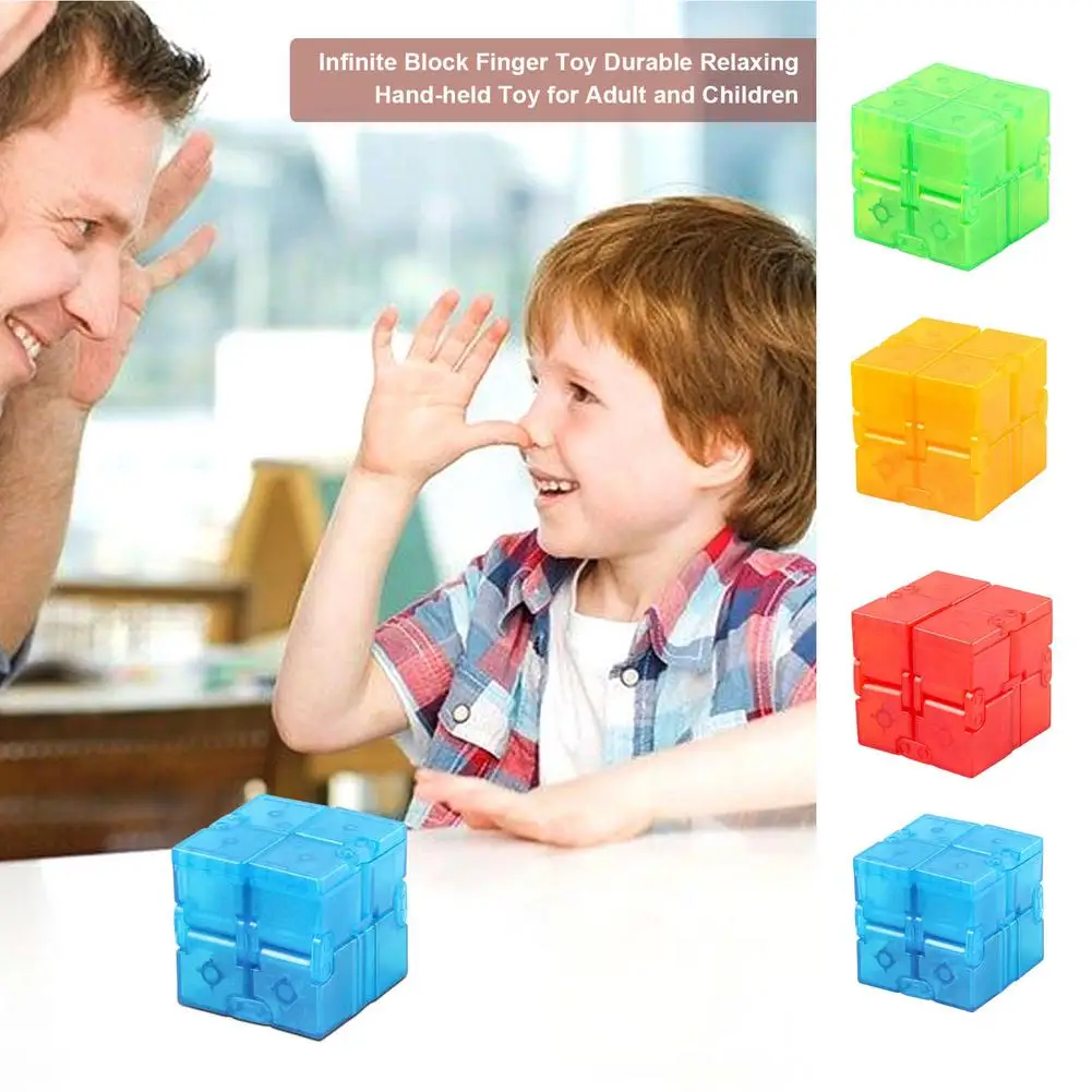 

New Hot Stress Relief Toy Premium ABS Infinity Cube Portable Decompresses Relaxing Hand-held Toy For Children Adults