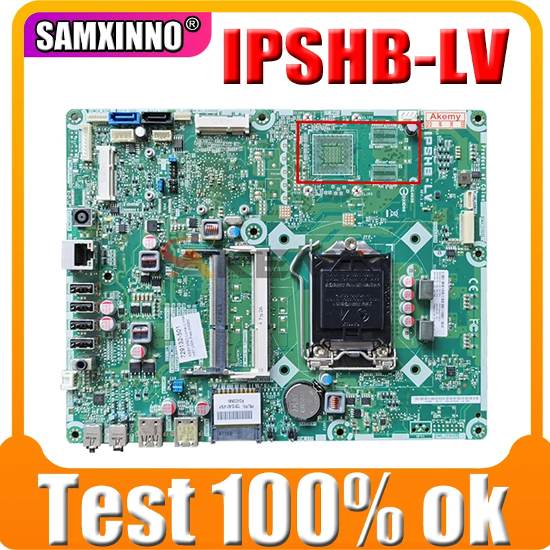 

Оригинальный Для HP Pavilion Touchsmart 21 все в одном материнская плата IPSHB-LV 729132-002 729132-502 729132-602 мб 100% тестирование Быстрая доставка