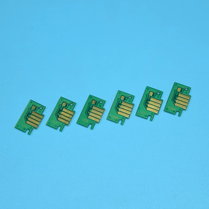 PFI102 Постоянный чип для Canon IPF500 IPF600 IPF700 IPF510 IPF605 IPF610 IPF710 Картридж струйного принтера