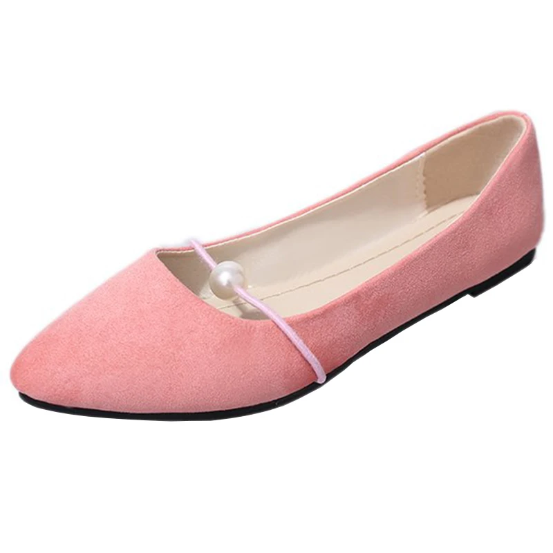 Pink flat shoes Г., новые осенние женские тонкие туфли корейские модные повседневные офисные туфли-лодочки на Высоком толстом квадратном каблуке с закрытым носком - Цвет: Pink flat shoes