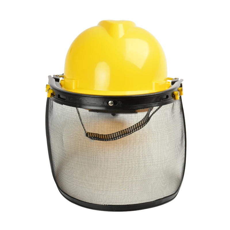 Безопасность шлем уход за кожей лица щит с сетчатый визор Триммер Уход Защитная