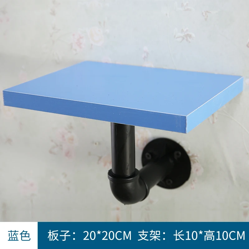 

Wall flower stand decorative wall flower stand wall hanging board shelf water pipe living room word shelf flower pot rack