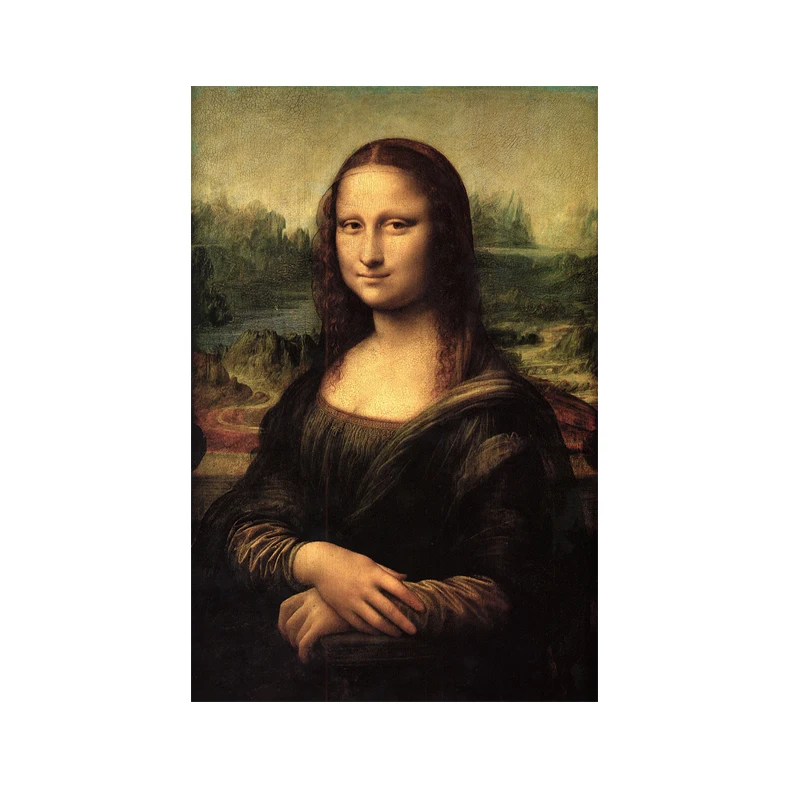 

Smile Of Mona Lisa Portrait Canvas Art Painting Reproductions Classical Da Vinci Famous Art Prints For Living Room Cuadros Decor