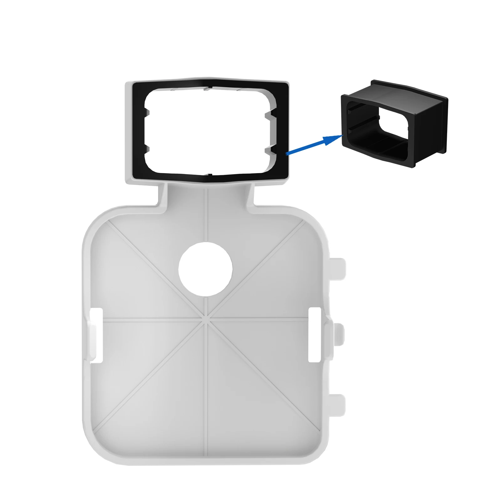 

1PCS Outlet Wall Mount for Blink Sync Module 2 Mount Bracket Holder for Blink Outdoor Camera No Messy Wires Outdoor and Indoor