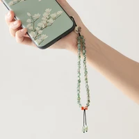 chinese style pendant natural crystal mobile phone hanging chain lapis lazuli mobile phone lanyard creative female models retro