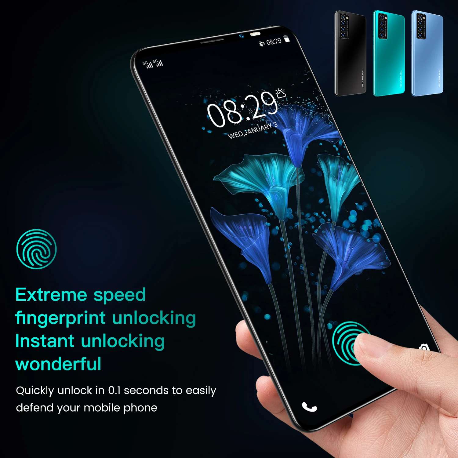 

Rino6 Pro 10 Smartphone Android Mtk6889 Deca Core 5g Dual Card Dual Standby 5.8 Inches Hd Full Screen Unlocked Cell Phones