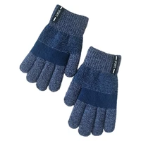 1 pair kids gloves stretchy autumn winter fine workmanship all match knitting gloves girls gloves for school