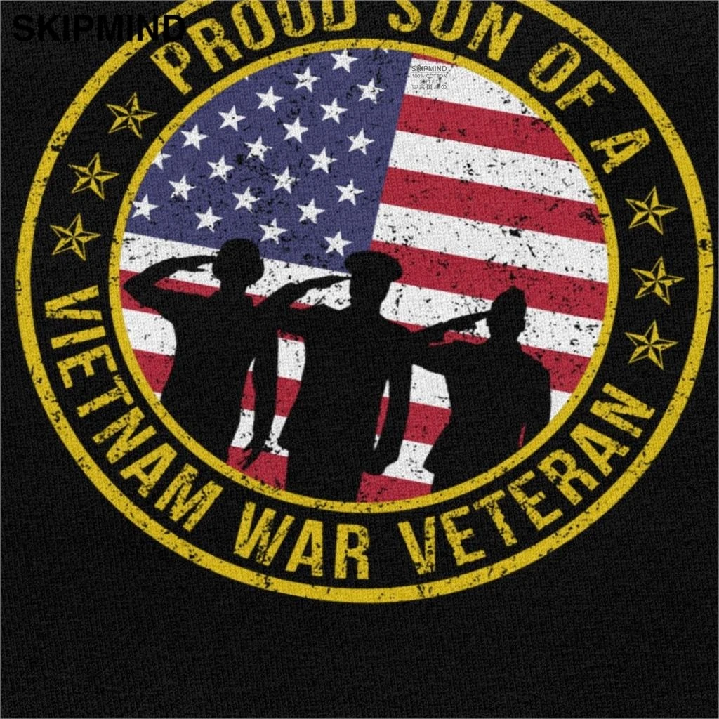 Крутая гордость сына вьетнамской войны футболки для мужчин с коротким рукавом