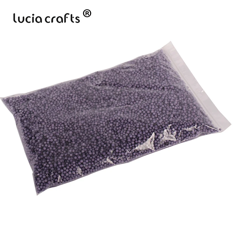 C7 Purple 10g Lucia crafts 10 г/20 г 2-4 мм пенопластовые шарики для свадьбы/вечерние DIY украшения аксессуары M0103 - Цвет: C7 Purple 10g